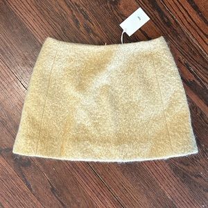 Frankie Shop Camel Mini Skirt (NWT)